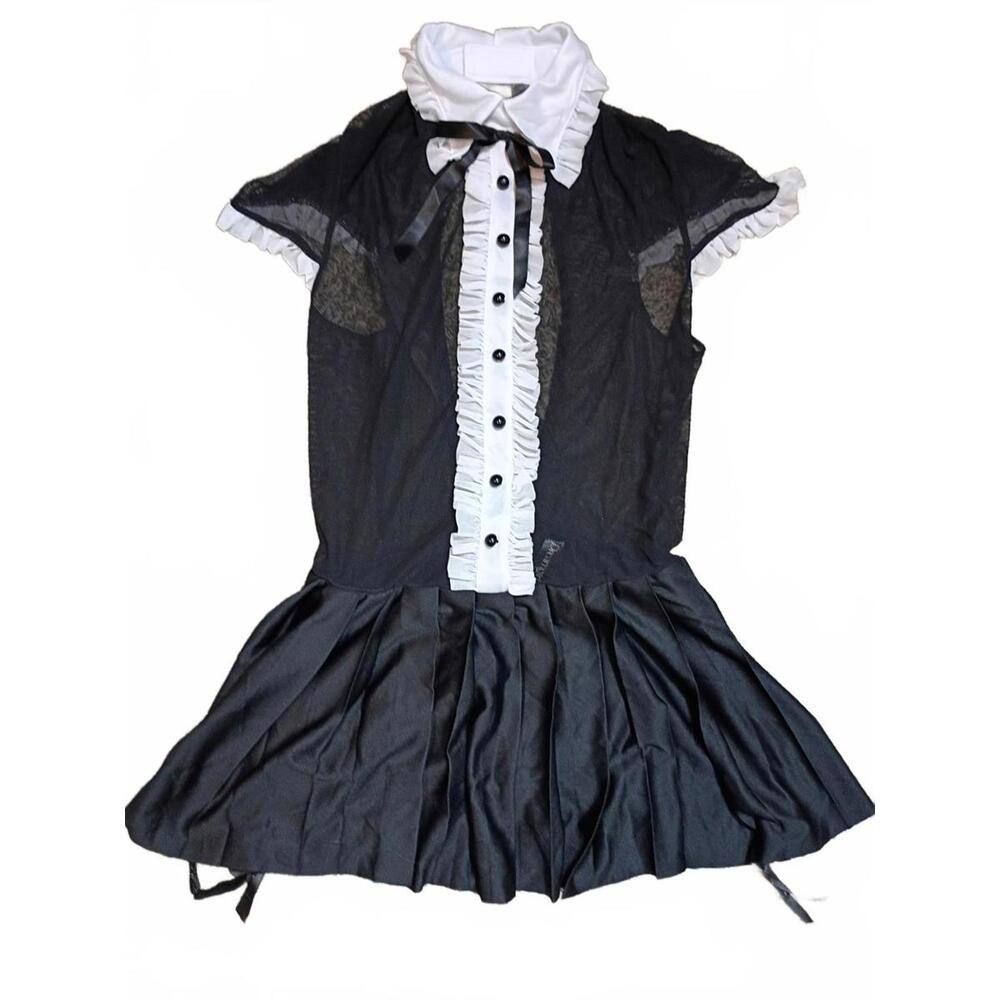 Dreamgirl Women's Gothic School Girl - Miss Behavin, Black, One Size O-S